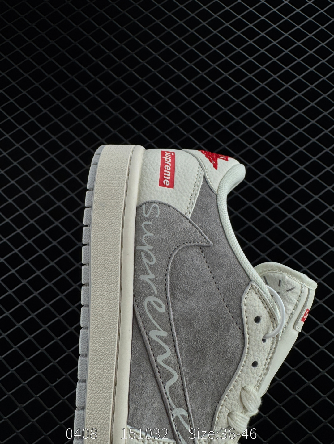 TS x Air Jordan AJ1 Low x Supreme